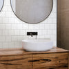 Smart Tiles Peel and Stick 2-Sheet 22 x 8 Backsplash - Square Velden|Dosseret Smart Tiles peler et coller 22 x 8, 2 feuilles - Square Velden