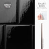 Smart Tiles Peel and Stick 2-Sheet 22 x 8 Backsplash - Square Berlin|Dosseret Smart Tiles peler et coller 22 x 8, 2 feuilles - Square Berlin