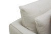 Palisade 6-Piece Fabric Sectional with Flip Top Storage Console and Accent Pillows - Sand | Sofa sectionnel Palisade de 6 pièces en tissu avec console de rangement à dessus relevable et coussins décoratifs - sable