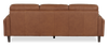 Chateau d’Ax Venice 91" Traditional Genuine Leather Sofa – Light Brown | Sofa traditionnel Venice de Château d’Ax de 91 po en cuir véritable - brun clair