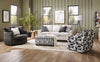 Made in Canada Sofa Lab Customizable Swivel 32" Fabric Accent Chair – Onyx Accent Fabric | Fauteuil d’appoint pivotant personnalisable de Sofa Lab de 32 po fabriqué au Canada en tissu - tissu décoratif Onyx