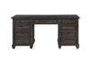 Benhill 66" Desk with Storage - Weathered Coal | Bureau Benhill de 66 po avec rangement - charbon vieilli