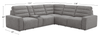 Shaquille O’Neal Home Prestige 6-Piece Sectional with Power Reclining and Power Sliding– Grey | Sofa sectionnel Prestige de Shaquille O’Neal Home 6 pièces avec inclinaison et coulissement électrique - gris