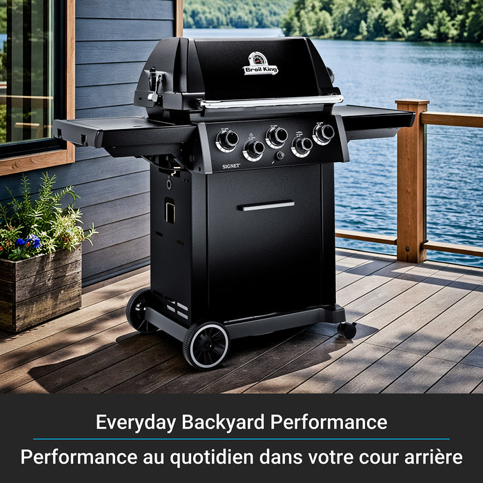 Broil King Signet 390 Shadow 3-Burner 40,000-BTU Natural Gas BBQ - 844187 Grill
