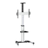 Tygerclaw TV Stand for TVs from 37-72\" - Silver