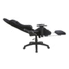 Tygerclaw Gaming Office Chair with Lumbar Pillow & Leg Rest - Black|Fauteuil de jeu et de bureau TygerClaw avec coussin lombaire et repose-pieds - noir