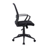 Tygerclaw Mid Back Mesh & Fabric Office Chair - Black|Fauteuil de bureau en mailles et tissu TygerClaw à mi-dossier - noir