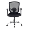 Tygerclaw 25" Mid Back Mesh Office Chair - Black|Fauteuil de bureau en mailles TygerClaw à mi-dossier - noir