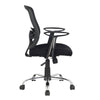 Tygerclaw 25" Mid Back Mesh Office Chair - Black|Fauteuil de bureau en mailles TygerClaw à mi-dossier - noir