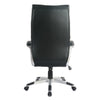 Tygerclaw 26" Executive High Back PU Leather Office Chair - Black|Fauteuil président TygerClaw à dossier haut en similicuir en polyuréthanne - noir