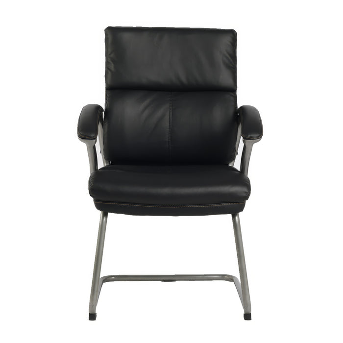 Tygerclaw 24\" Mid Back PU Leather Office Chair - Black