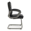 Tygerclaw 24" Mid Back PU Leather Office Chair - Black|Chaise de bureau TygerClaw mi-dossier en similicuir en polyuréthanne - noire