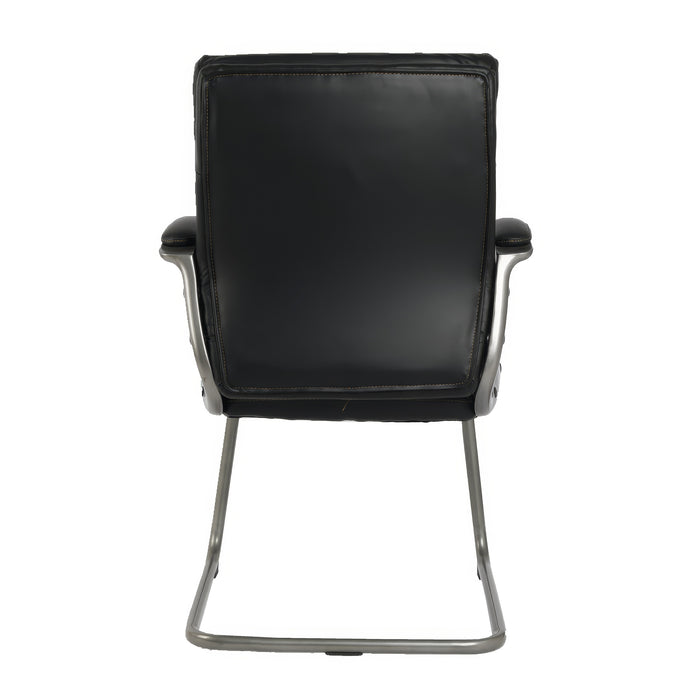 Tygerclaw 24\" Mid Back PU Leather Office Chair - Black