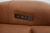 Shaquille O’Neal Home Titan 81" Genuine Leather Power Reclining Loveseat with Shaq-o-pedic Comfort – Earth | Causeuse à inclinaison électrique Titan de Shaquille O’Neal Home de 81 po en cuir véritable avec confort Shaq-o-pedic - terre