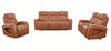Shaquille O’Neal Home Titan 81" Genuine Leather Power Reclining Loveseat with Shaq-o-pedic Comfort – Earth | Causeuse à inclinaison électrique Titan de Shaquille O’Neal Home de 81 po en cuir véritable avec confort Shaq-o-pedic - terre