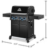 Baron 490 Pro Shadow 65,000-BTU Natural Gas Grill – Black - 674147 | Barbecue à gaz naturel BaronMC 490 Pro Shadow de 65 000 BTU - noir - 674147