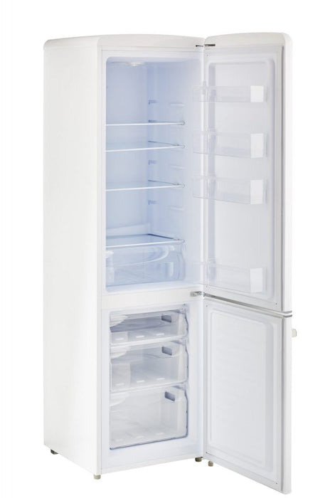 Off-Grid Classic Retro by Unique 10 Cu. Ft. Solar Powered DC Bottom Mount Refrigerator - UGP-275L W