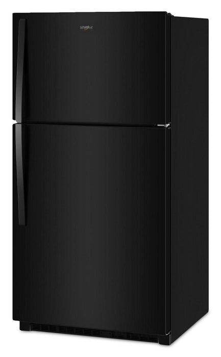 Whirlpool 32.8\" 21 Cu. Ft. Top Freezer Refrigerator - Black - WRTX7421TB