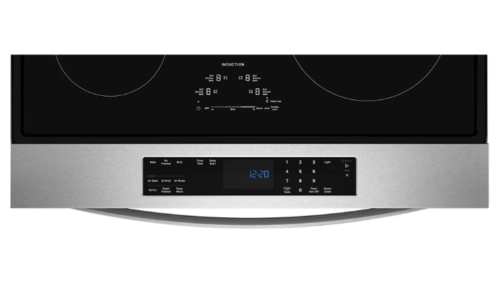 Whirlpool 30” Induction Slide in Range with True Convection Technology – Stainless Steel - WSIS5030TZ