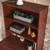 Affirm 35.43" Commercial Grade Bookcase Hutch - Classic Cherry|Crédence de style bibliothèque Affirm de 35,43 po de qualité commerciale - cerisier classique