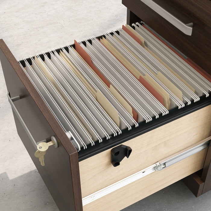 Affirm 15.55\" Commercial Grade 3-Drawer Filing Cabinet - Noble Elm