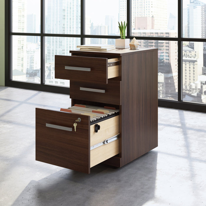 Affirm 15.55\" Commercial Grade 3-Drawer Filing Cabinet - Noble Elm