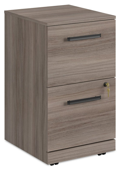 Affirm 15.55" Commercial Grade 2-Drawer Filing Cabinet - Hudson Elm|Classeur Affirm de 15,55 po de qualité commerciale à 2 tiroirs - orme Hudson