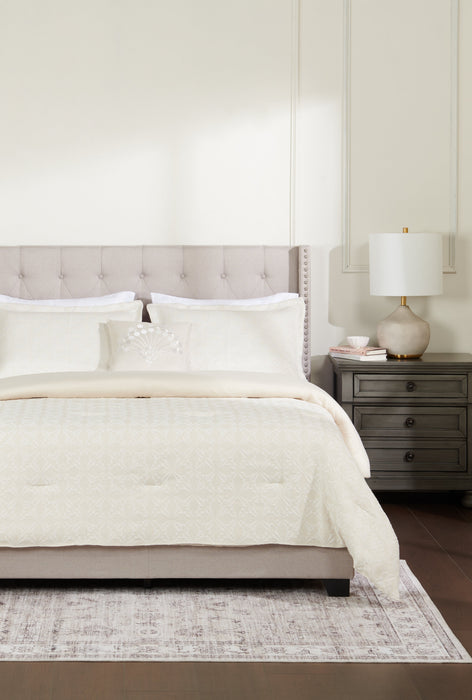 Argentina 4-Piece King Comforter Set - White