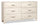 Arbor Bedroom 6-Drawer Dresser, 58.7"W x 33.3"H - Driftwood White