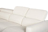 Cindy Crawford Home Aspen 3-Piece Power Reclining Sectional with Adjustable Headrests and USB Port - Alabaster | Sofa sectionnel à inclinaison électrique Aspen de Cindy Crawford Home 3 pièces avec appuie-têtes électriques et port USB - albâtre
