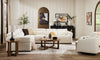 Cindy Crawford Home Aspen 4-Piece Power Reclining Sectional with Armless Chair - Alabaster | Sofa sectionnel à inclinaison électrique Aspen de Cindy Crawford Home 4 pièces avec fauteuil sans inclinable - albâtre