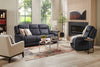 Atlantis 90" Fabric Zero Gravity Power Reclining Sofa - Dark Grey  | Sofa à inclinaison électrique Atlantis de 90 po en tissu avec position zéro gravité - gris foncé