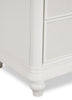 Ava Bedroom Chest of Drawers with LED Light, 5-Drawer, 40.5"W x 54.1"H, Glam - White | Commode verticale somptueuse Ava de 40,5 po (L) x 54,1 po (H) à 5 tiroirs avec éclairage à DEL pour la chambre à coucher - blanche