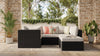 Barbados 6-Piece Patio Set with Ottoman – Grey | Ensemble Barbados 6 pièces pour la terrasse avec pouf - gris