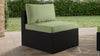 Barbados Armless Patio Chair – Green | Fauteuil sans accoudoirs Barbados pour la terrasse - vert