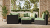 Barbados 6-Piece Patio Set with Ottoman – Green  | Ensemble Barbados 6 pièces pour la terrasse avec pouf - vert