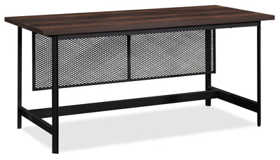 Briarbrook 65.98" Commercial Grade Table Office Desk - Brown|Bureau de type table Briarbrook de 65,98 po de qualité commerciale - brun