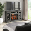 Brooke 62" Contemporary Electric Fireplace TV Stand with Storage & Cable Management for TVs up to 70 | Meuble pour téléviseur contemporain Brooke de 62 po avec foyer électrique, rangement et système de