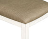 Bryn Dining Chair with Fabric Seat, Ladder-Back – White | Chaise de salle à manger Bryn avec siège en tissu et dossier en échelle - blanche