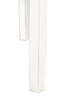 Bryn Dining Chair with Fabric Seat, Ladder-Back – White | Chaise de salle à manger Bryn avec siège en tissu et dossier en échelle - blanche