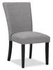 Burk Dining Chair with Polyester Fabric - Grey | Chaise de salle à manger Burk en tissu de polyester - grise