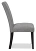 Burk Dining Chair with Polyester Fabric - Grey | Chaise de salle à manger Burk en tissu de polyester - grise