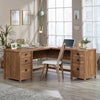 Cannery Bridge 66" Commercial Grade L-Shaped Office Desk with 6-Drawers - Brown|Bureau en forme de L Cannery Bridge de 66 po de qualité commerciale à 6 tiroirs - brun