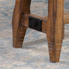 Cedar Dining Bench with Polyester Fabric, Pine Wood, Trestle-Base, 60"W - Brown | Banc de salle à manger Cedar de 60 po (L) en pin et tissu de polyester, avec base à tréteaux - brun