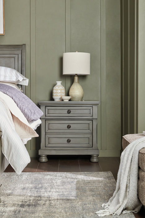 Chelsea Bedside 2-Drawer Nightstand, 28\"W x 28\"H - Grey