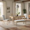 Cove Upholstered Dining Chair - Natural | Chaise de salle à manger rembourrée Cove - naturelle