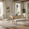 Cove Upholstered Dining Chair - Natural | Chaise de salle à manger rembourrée Cove - naturelle