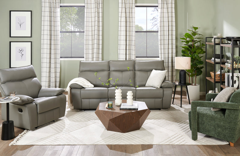 Dawson 37” Modern Coffee Table - Light Brown