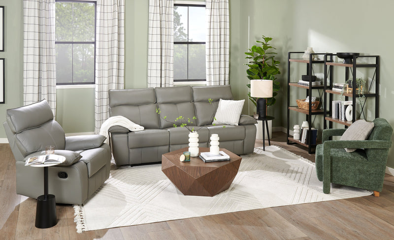 Dawson 37” Modern Coffee Table - Light Brown