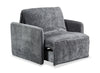 Dawn 42" Chenille Fabric Sleeper Chair - Grey | Fauteuil-lit Dawn de 42 po en tissu de chenille - gris
